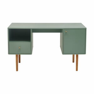Zelený pracovní stůl 130x50 cm Color Living - Tom Tailor for Tenzo