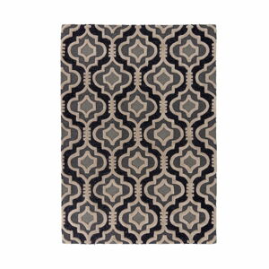 Šedý vlněný koberec 230x160 cm Moorish Amira - Flair Rugs