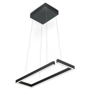 Knapstein LED závěsné světlo Marisa-60, černá matná, 60x20cm