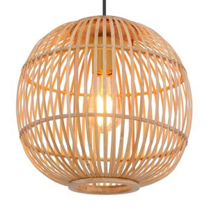 Globo Závěsné světlo Hildegard z bambusu, Ø 30 cm