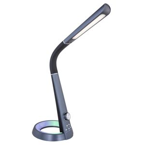 Globo LED stolní lampa Mitti s USB přípojkou, černá