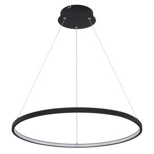 Globo LED závěsné světlo Ralph, 1 zdroj, černá, Ø 60cm