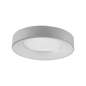 EVN LED stropní světlo Sauro, Ø 40 cm, stříbrná