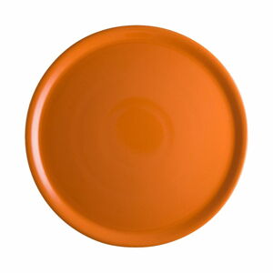 Oranžový porcelánový talíř na pizzu Brandani Pizza, ⌀ 31 cm