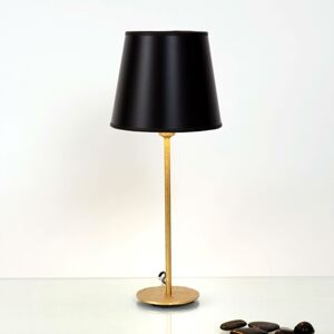 Holländer Stolní lampa Mattia s kulatým stínidlem v černé