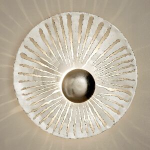 Holländer LED nástěnné světlo Pietro kulatý tvar, stříbrné