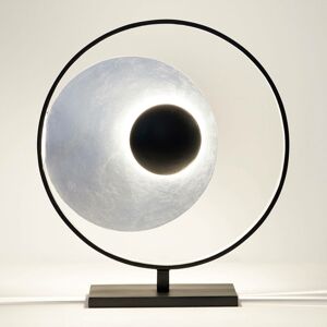 Holländer Stolní lampa Satellite, stříbro-černá, výška 58cm