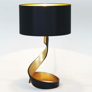 Holländer Stolní lampa Vortice, černo-zlatá