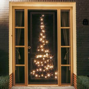 Fairybell Vánoční stromek do dveří Fairybell 60 LED
