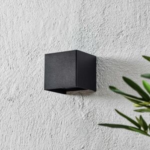 FISCHER & HONSEL LED venkovní nástěnné světlo Wall, černá, hranaté