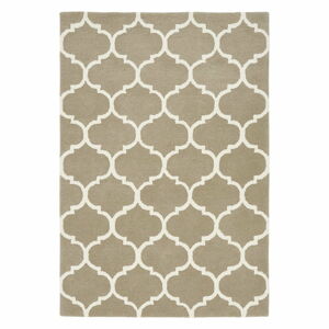 Světle hnědý ručně tkaný vlněný koberec 120x170 cm Albany – Asiatic Carpets