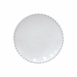 Bílý kameninový talíř na pečivo Costa Nova Pearl, ⌀ 17 cm