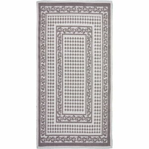 Šedobéžový bavlněný koberec Vitaus Olvia, 60 x 90 cm