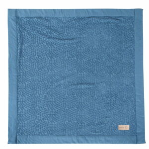 Modrá mušelínová dětská deka 80x80 cm Seashells – Roba