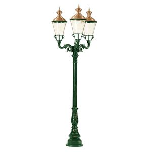 K.S. Verlichting Třízdrojová pouliční svítilna Parijs, zelená