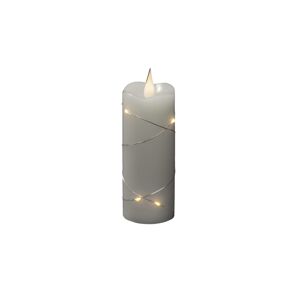 Konstsmide Christmas Vosková svíčka bílá barva světla teplá bílá 12,7cm