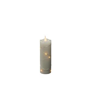Konstsmide Christmas Vosková svíčka krémová barva světla jantar 15,2 cm