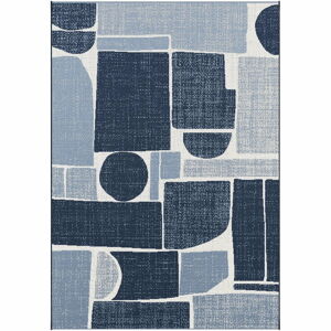 Tmavě modrý venkovní koberec Universal Azul, 120 x 170 cm