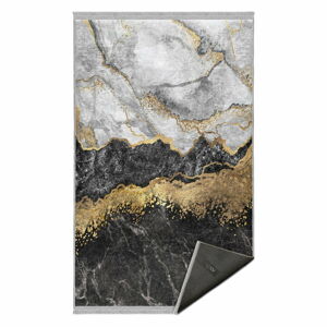 Černo-bílý pratelný koberec 120x180 cm – Mila Home