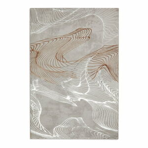 Šedý/ve stříbrné barvě koberec 170x120 cm Creation - Think Rugs