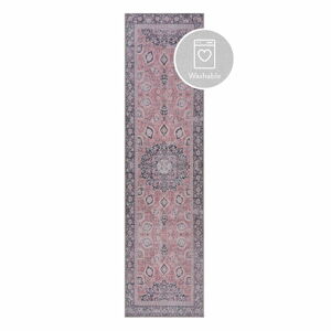 Růžový běhoun Flair Rugs FOLD Somerton, 60 x 230 cm