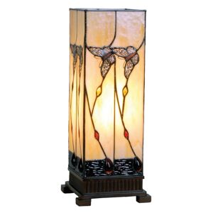 Clayre&Eef Jantarová stolní lampa Amberly 45 cm