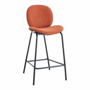 Barové židle v sadě 2 ks v cihlové barvě (výška sedáku 65 cm) Cori – Marckeric