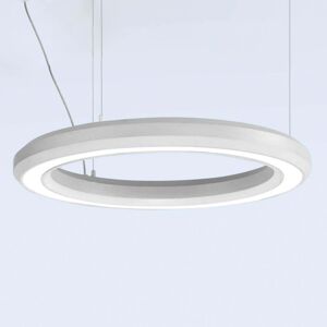 Marchetti LED závěsné světlo Materica dolní Ø 60 cm bílá