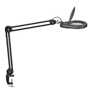 Maul LED stolní lupa MAULviso se svorkou, černá