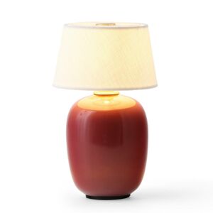 Menu Menu Torso LED stolní lampa s baterií, červená