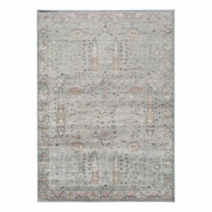 Šedý koberec z viskózy Universal Lara Ornament, 120 x 170 cm