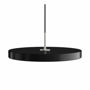 Černé LED stmívatelné závěsné svítidlo s kovovým stínidlem ø 43 cm Asteria Plus Medium – UMAGE