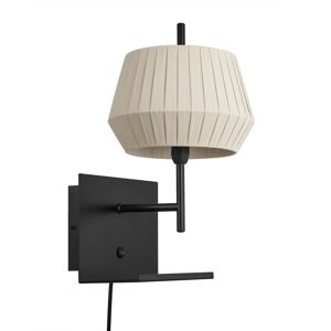 Nordlux Nástěnné světlo Dicte, USB port a polička, jantar