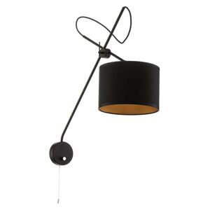 Nowodvorski Lighting Nástěnné světlo Viper s flexibilním stojanem černá