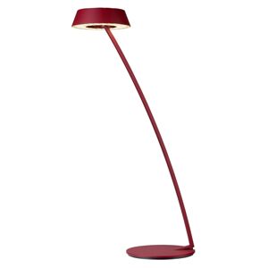 Oligo OLIGO Glance LED stolní lampa oblouk červená matná