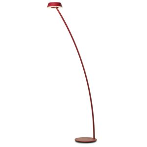 Oligo OLIGO Glance LED stojací lampa oblouk, červená mat