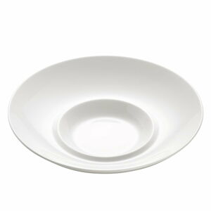 Bílý porcelánový talíř na risotto Maxwell & Williams Basic Bistro, ø 26 cm