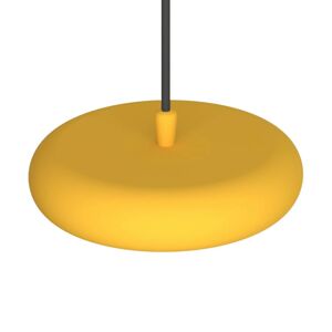 Pujol Iluminación LED závěsné světlo Boina, Ø 19 cm, žlutá