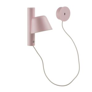 Prandina Prandina Bima W1 USB LED nástěnné světlo, růžová
