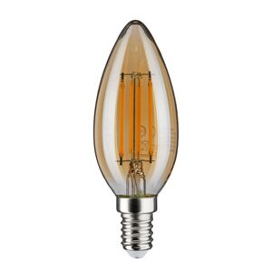 Paulmann LED žárovka svíčka E14 4,7W 2 500K zlatá, stmívací