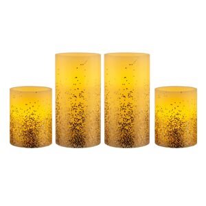 Pauleen Pauleen Golden Glitter Candle LED svíčka sada 4 ks