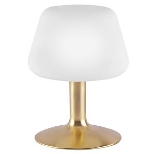 Paul Neuhaus Till - malá LED stolní lampa s mosaznou nohou