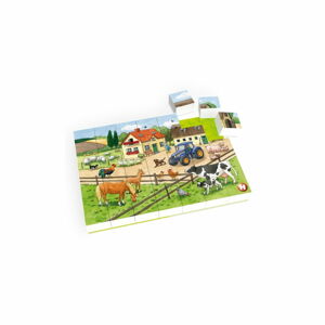 Dětské puzzle Hubelino Život na farmě
