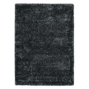 Antracitově šedý koberec Universal Aloe Liso, 80 x 150 cm
