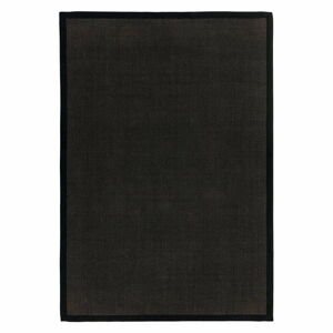 Černý koberec 180x120 cm Sisal - Asiatic Carpets