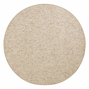 Béžovohnědý koberec BT Carpet Wolly, ⌀ 200 cm