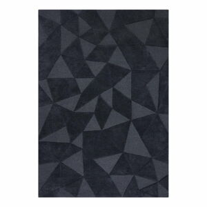 Šedý vlněný koberec 170x120 cm Shard - Flair Rugs