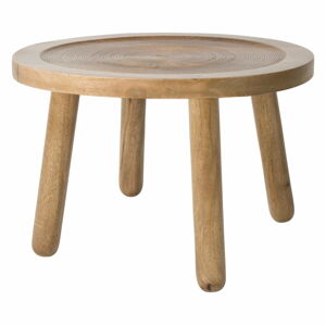 Odkládací stolek z mangového dřeva Zuiver Dendron, ⌀ 60 cm