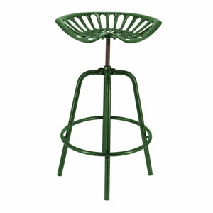 Zelená kovová zahradní barová židle Traktor – Esschert Design