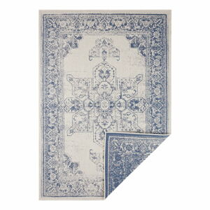 Modro-krémový venkovní koberec NORTHRUGS Borbon, 160 x 230 cm